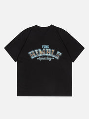 Letter Embroidery Tee