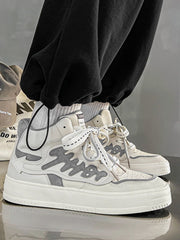 Letter High Skate Shoes