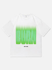 Letter Print Street Loose T-shirt