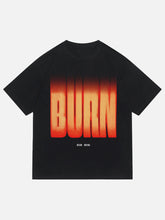 Letter Print Street Loose T-shirt