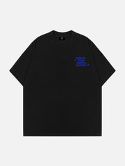 Letter Print Virtual T-Shirt