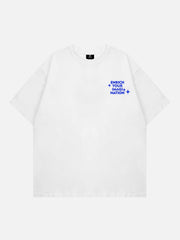 Letter Print Virtual T-Shirt