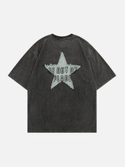 Letter Star Patchwork Tee