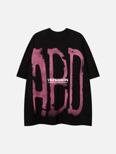 Lettering Hip-hop T-shirt - 1954