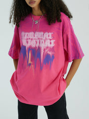 T-Shirt mit Blitz-Grafik