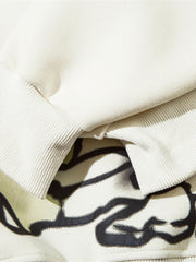 Line Character Print Hoodie