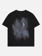 T-Shirt mit Skelett-Grafik