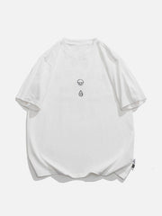 T-Shirt mit Buchstaben-Print von Locos