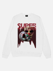 Logo Double Mask Printed Hoodie