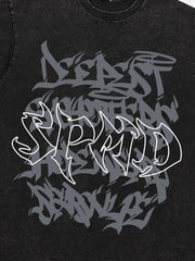 Logo Fun English Alphabet Printed T-shirt
