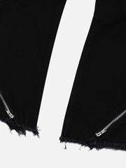 Loose Micro-flared Jeans