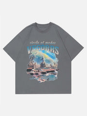 Loose Slim Casual T-shirt - 1545