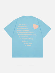 T-Shirt mit Love Letter-Print