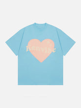 T-shirt imprimé lettre d'amour