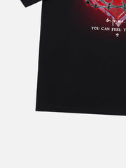 T-Shirt mit Liebes-Print -1426