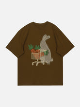 T-Shirt mit niedlichem Kaninchen-Grafik