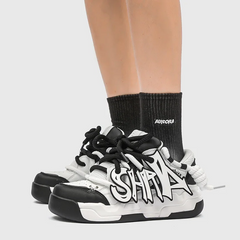 Low Top Buchstaben Sport Vulkanisieren Schuhe