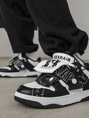 Mid-Top-Skateschuhe mit Farbblockierung