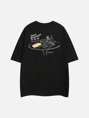 T-Shirt mit „Morning Tea“-Print