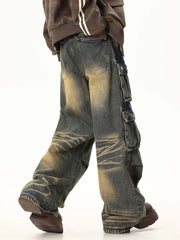 Multi-pocket Cargo Jeans - 1919