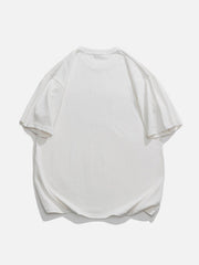 T-Shirt mit mehreren Quadraten-Print