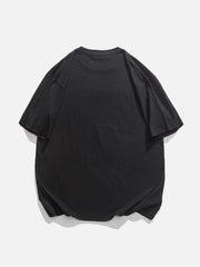 T-Shirt mit mehreren Quadraten-Print