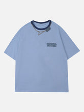 Collier T-shirt de couleur unie