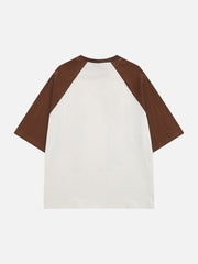 Newspaper Illustration Print Tee