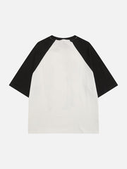 Newspaper Illustration Print Tee