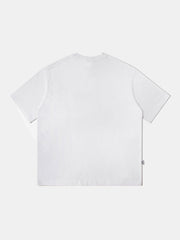 Baumwoll-T-Shirt mit OK-Print