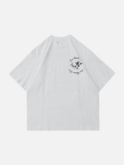 T-Shirt mit obskurer Monster-Grafik