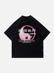 T-Shirt mit Oktogramm-Monogramm-Print