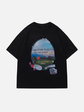 T-shirt Éléments de peinture à l'huile