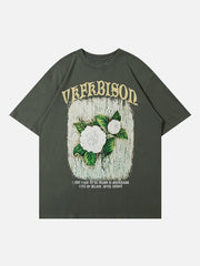 Oil Painting Flower Tee