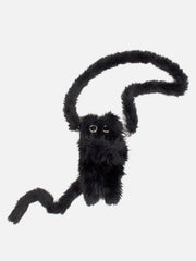 Portefeuille pour téléphone portable original en peluche noire Aloof Cat