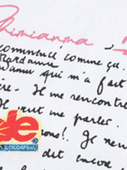 Originelles Nischen-T-Shirt mit interessantem Buchstabendruckdesign