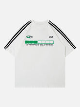 Original Retro Drei-Streifen-Sommersport-T-Shirt