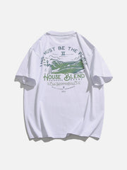 Overlooking The Natural Landscape Print Tee