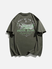 Overlooking The Natural Landscape Print Tee