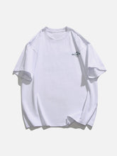 T-shirt imprimé « Surplombant le paysage naturel »