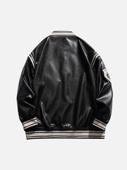 Veste de motard en cuir synthétique - 1921