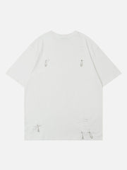 Paper Clip Decoration Tee