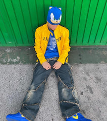 Patch Embroidered Straight-leg Jeans - 1572