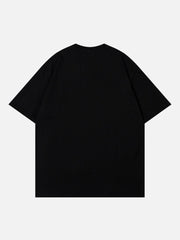 T-shirt imprimé lapin avec broderie patch