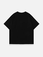 Patchwork 3D Dimensional Design Tee