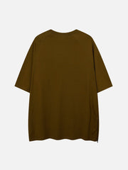 T-shirt à imprimé patchwork