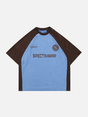 T-shirt imprimé patchwork plastisol