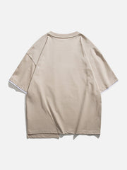 Patchwork Solid Tee