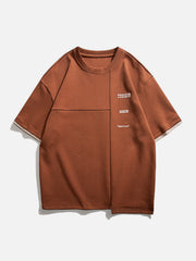 Patchwork Solid Tee