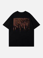 Abblätternde Farbe Buchstaben Cross Tee